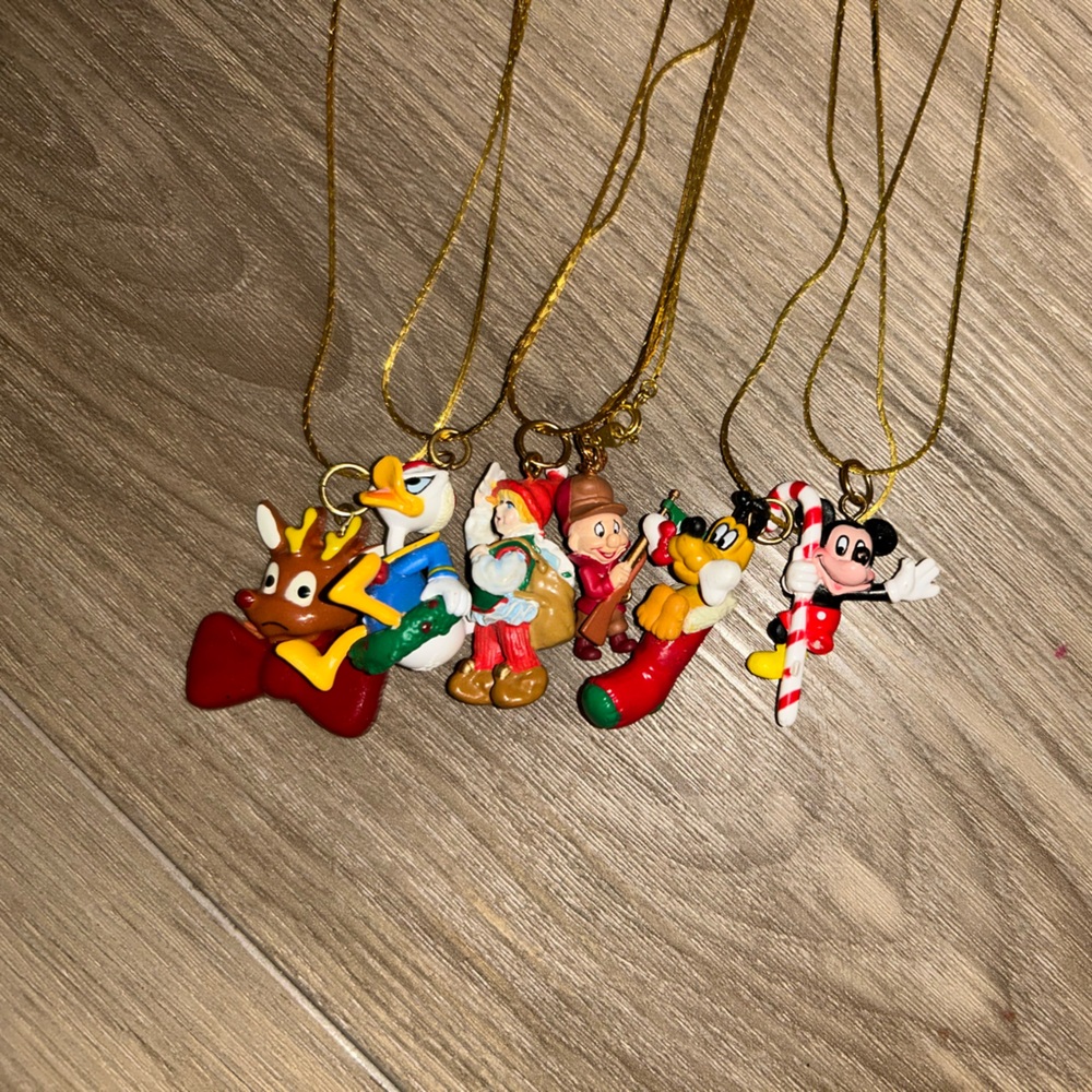 Kids Christmas Character Necklaces